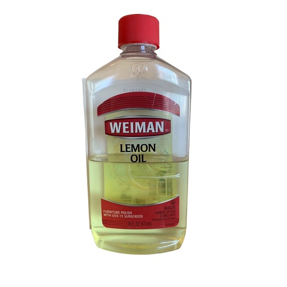 Weiman Lemon Oil Furniture Wood Polish with UVX-15 Sunscreen 16 Oz See Desc - Picture 1 of 3